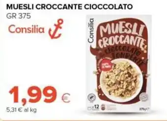 Tigre Consilia Muesli croccante cioccolato 375 gr offerta