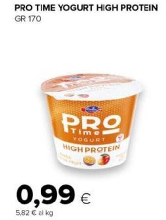 Pro Time Yogurt High protein 170 gr