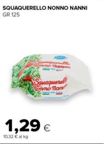 Tigre Nonno Nanni squaquerello 125 gr offerta