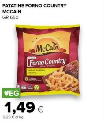 Tigre Mc Cain Patatine forno country 650 gr offerta