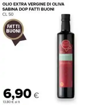 Tigre Fatti Buoni Olio Extra vergine di oliva sabina dop 50 cl offerta