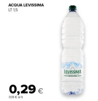 Tigre Levissima Acqua 1,5 lt offerta