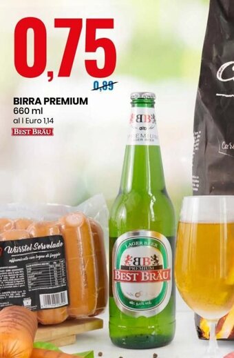 Eurospin Birra Premium 660 ml offerta
