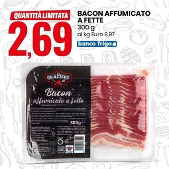 Eurospin Bacon Affumicato a fette 300 g offerta