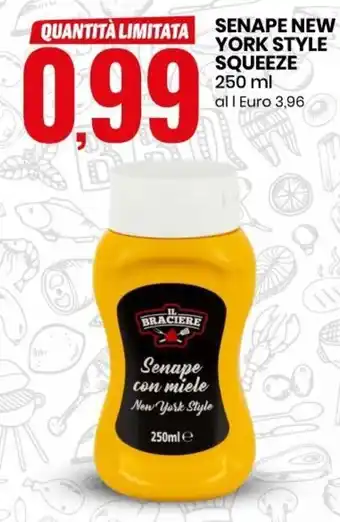 Eurospin Senape New York style squeeze 250 ml offerta