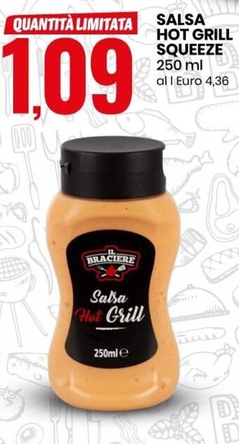 Salsa Hot Grill squeeze 250 ml