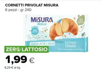 Tigre Misura Cornetti Privolat 6 pezzi gr 240 offerta