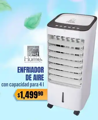 Enfriador de aire best home 4l