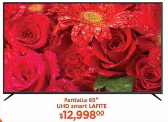 La Comer Pantalla 65" uhd smart lafite oferta