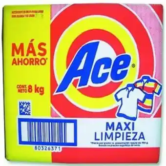 Ace detergente en polv