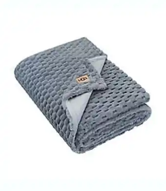 Frazada de poliéster ugg® polar color gris niebla