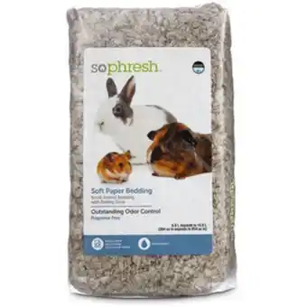 Petco Sophresh sustrato de papel compacto con bicarbonato sin aroma para pequeñas mascotas, 14 l oferta