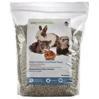 Petco Sophresh sustrato de papel tipo desmenuzado con bicarbonato y aroma para pequeñas mascotas, 10 l oferta