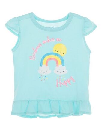 Suburbia Playera weekend baby estampado gráfico manga corta para niña oferta