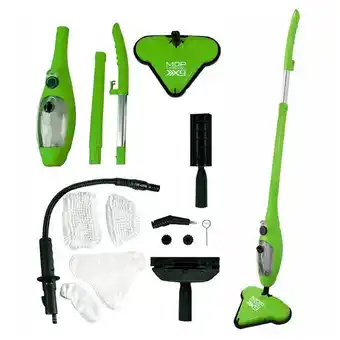 Mop express x9 limpiador y vaporizador verde