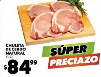 Merco Chuleta De Cerdo Natural Kilo oferta