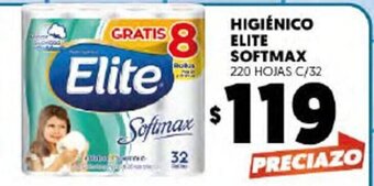 Merco Higienico Elite Softmax 220 Hojas c/32 oferta