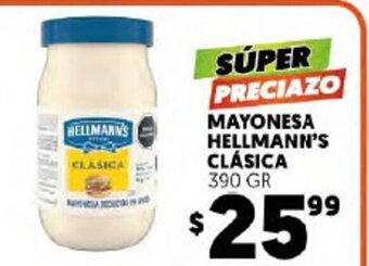 Merco Mayonesa Hellmann's Clasica 390gr oferta
