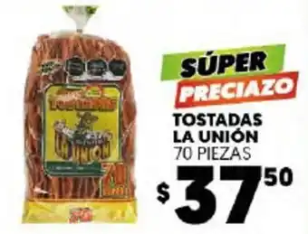 Merco Tostadas La Union 70 Piezas oferta