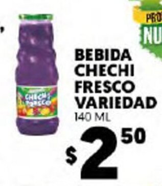 Merco Bebida Chechi Fresco Variedad 140 ml oferta