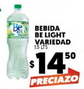Merco Bebida Be Light Variedad 1.5 lts oferta