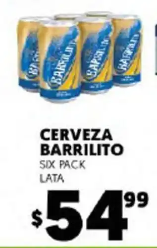 Merco Cerveza Barrilito Six Pack Lata oferta