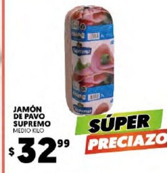 Merco Jamon de Pavo Supremo Medio Kilo oferta