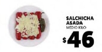 Merco Salchicha Asada Medio Kilo oferta