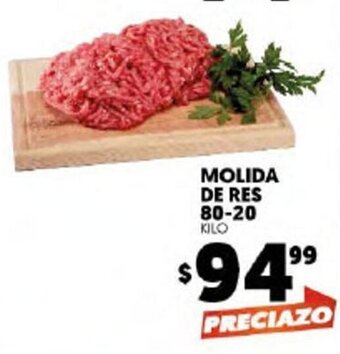 Merco Molida de Res 80-20 oferta