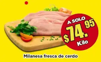Super Aki Milanesa Fresca de Cerdo oferta