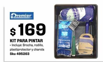 Kit rodillo y brocha domést 9" 5 pzas