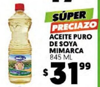 Merco Aceite Puro de Soya Mimarca 845 ml oferta