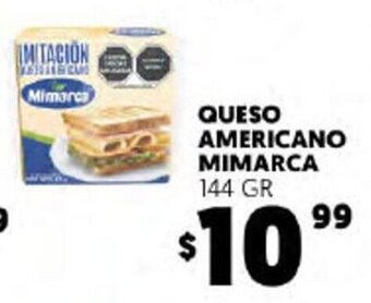 Merco Queso Americano Mimarca 144 gr oferta
