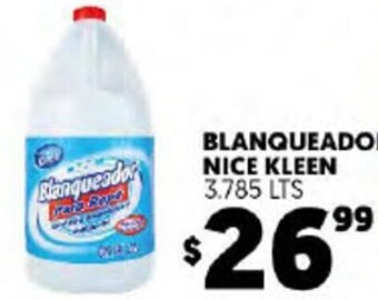 Merco Blanqueador Nice Kleen 3.785 LTS oferta