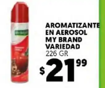 Merco Aromatizante En Aerosol My Brand Variedad 226gr oferta