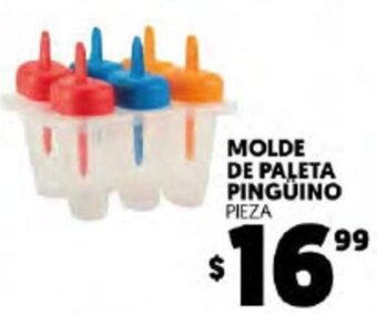 Molde De Paleta Pinguino Pieza