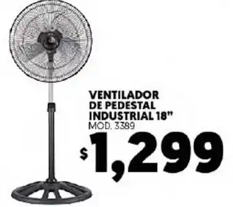 Merco Ventilador de Pedestal Industrial18" oferta