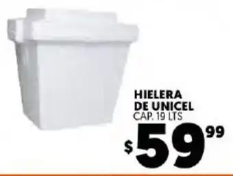 Hielera de Unicel