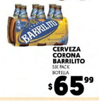 Merco Cerveza Corona Barrilito six pack botella oferta