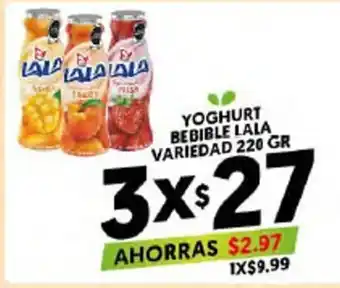 Merco Yoghurt Bebible Lala Variedad 220 gr oferta