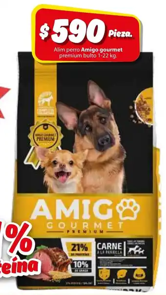Zorro Alim Perro Amigo Gourmet Premium Bulto 1-22kg oferta
