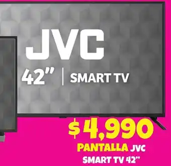 Soriana Híper Pantalla JVC Smart Tv 42" oferta