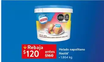Helado Napolitano Nestlé 1.864 kg