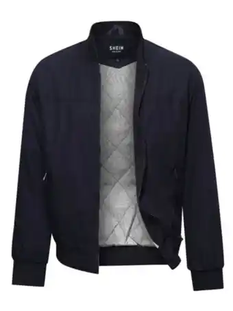 SHEIN Hombres abrigo de invierno con cremallera oferta