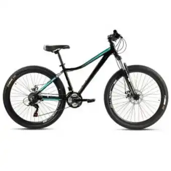 Bicicleta r 26 montaña para mujer deimos-w 21 velocidades aluminio negra aqua