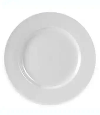 Plato trinche de porcelana fitz and floyd® everyday white® con borde