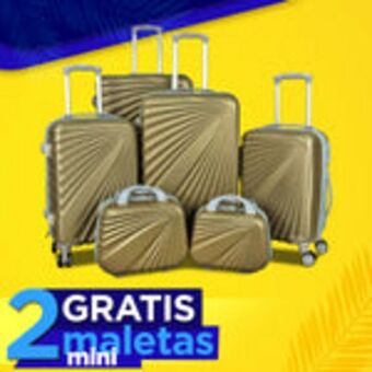 Set 4 maletas peter + 2 maletas de mano gratis!