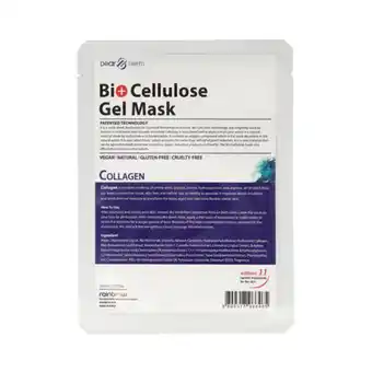 Bio cellulose gel mask collagen | mascarilla