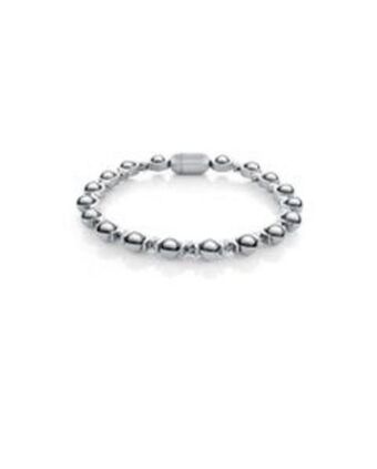 Joyerías Bizzarro Pulsera de acero con diseño para caballero oferta