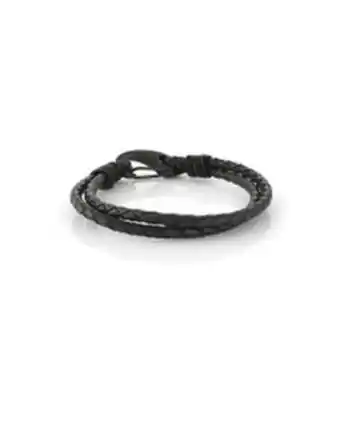 Joyerías Bizzarro Pulsera de acero en color negro para caballero oferta